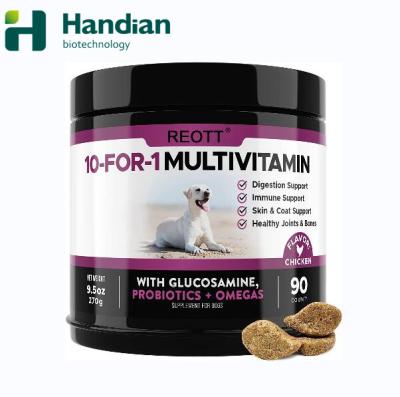 China Sustainable Support Pet Multivitamin With Glucosamine Probiotics & Omega Fish Oil For Joint Supplement Heart for sale