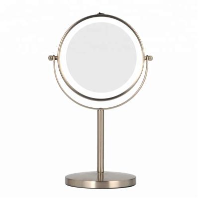 China Durable In Stock Items Fast Delivery Low Moq 6.5 Inch Led Lighted Vanity Makeup Mirror for sale