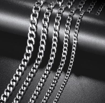 China Korean Romantic Men's Women's NK Chain Titanium Steel Necklace Stainless Steel Chain 3MM for sale