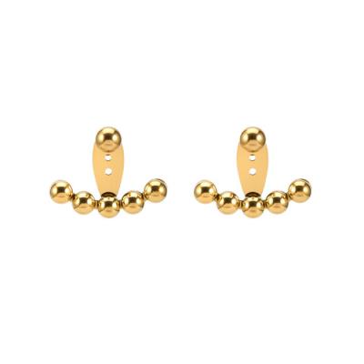 China CLASSIC Women's Small Scalloped Pearl Earrings for sale