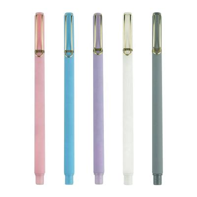 China Promotional Pen Custom Printing Promotional Plastic School Office Press Ballpoint Pen for sale