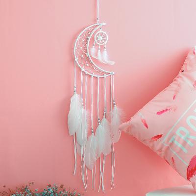 China Japan Birthday Wedding Graduation Gifts Moon Dreamcatcher Wall Hanging Home Decor Ornaments Dream Catcher for sale