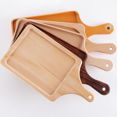 China Disposable Custom Logo Solid Wood Cutting Choppers Wooden Bread Board for sale