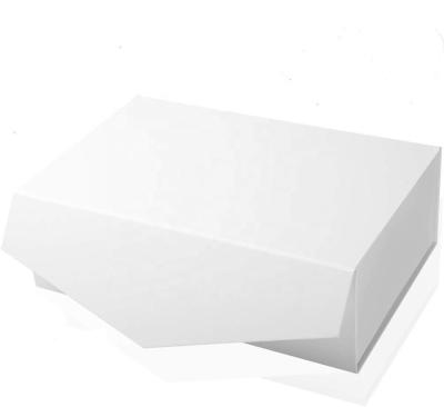 China Handmade Wholesale Custom White Luxury Empty Magnetic Paper Gift Packaging Boxes Large Volume for sale