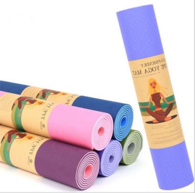 China Inventory Large Clearance TPE/PVC/EVA/NBR Non-Slip Yoga Mat With Low Price for sale