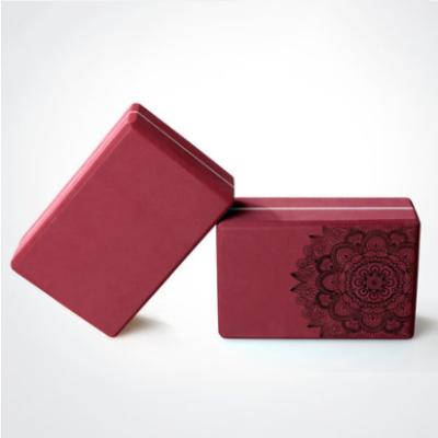 China Wholesale High Density Foam Two Color Fitness Yoga Block High Density Yoga Block for sale