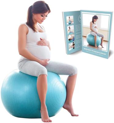 China Durable Birthing Ball for Pregnancy Maternity Labor Exercise Birth Recovery Plan and Yoga Pregnancy Book for sale