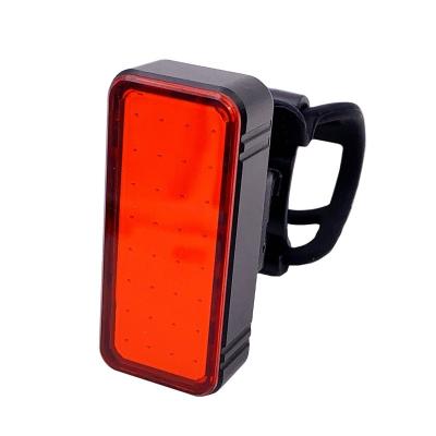 China Type C USB Rechargeable COB LED 32 Chips Bicycle Rear Light New With USB-C Type Rechargeable For Cycling, 6 Clear Prints Bike To Tail Rear Light for sale