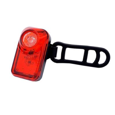 China ABS+PC Type C USB Rechargeable Rear Light Bicycle, 500mAh Safety Tail Super Bright Warning Light For Cycling, Day And Night Flashing Mode for sale