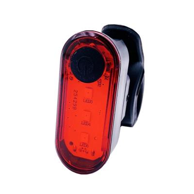 China USB Rechargeable 3 SMD LED Rechargeable Bike Tail Light, 300mah polymer lithium battery, 5 