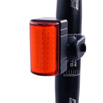 China New Design 360 Degree Visibility COB LED Safety Bicycle Rear Lamp Outdoor Recycling Tail Light USB Rechargeable Tail Light for sale