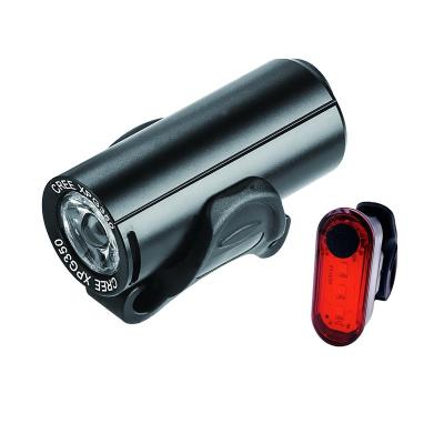 China Aluminum Alloy+ABS USB Chargeable1pcs Led Lamp Bike Bicycle Front Head Light Rear Tail Safety Flashlight OEM Power White Red Flash for sale