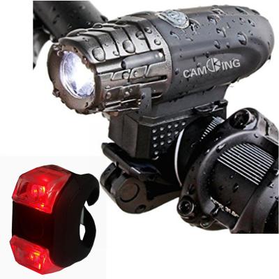 China Hot Selling Amazon USB Rechargeable Bike Light Set, Powerful Lumens Bike Tail Light Front Free Light, LED Bike Front Light 105X84x35mm for sale