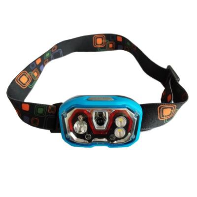 China High Power Camping Rechargeable USB LED Head Lamp For Camping, Running, Climbing, Kids Led Head Torch Lamp for sale