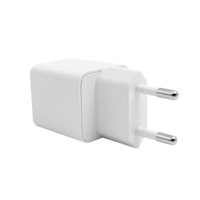 China GaN Tech 30W PD+QC3.0 Dual Port Mini USB C Plug UK USA EU KS Mobile Phone Charger For iPhone13 Mini Pro Max For iPad And More for sale