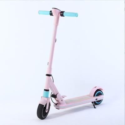 China 130w 24V1A child electric kids push scooter 2 wheels e kick scooter without seat for sale