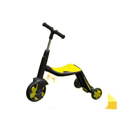 China With music and light height adjustable ride sliding tricycle, kids balance bike, kids scooter for sale