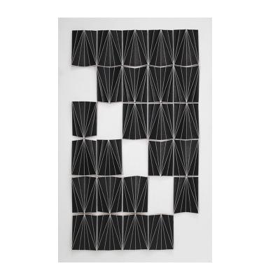 China CLASSIC Wooden 3d Abstract Three-dimensional Relief Oil Painting Wall Art Black And White Hand Painted for sale