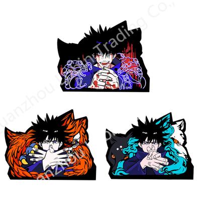 China Wholesale Waterproof+Eco-friendly Itadori Yuji Ryomen Sukuna 3D Car Stickers Fridge Decor Jujutsu Kaisen Anime Decor 3D Motion Stickers for sale