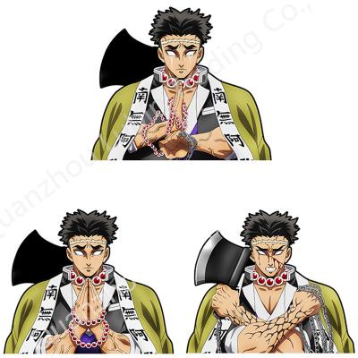 China Newest Designs Anime Demon Slayer Gyoumei Himejima Movement Kimetsu Sticker Waterproof+Eco-friendly No Yaiba Anime Stickers Waterproof Decals for sale