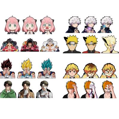 China Waterproof+Eco-friendly 200 Designs Anime 3D Motion Stickers Jujutsu Kaisen DBZED Demon Slayer 3D Car Stickers Wholesale Waterproof Anime Stickers for sale