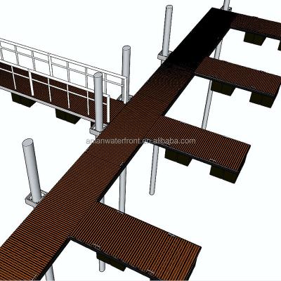 China For Floating Dock Other Marine Supplies Steel Structure Design Pontoon Dock Kayak Floating Training Base for sale