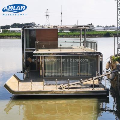 China Beautiful new fashion listing luxury prefab houseboat by the sea for hot sale for sale