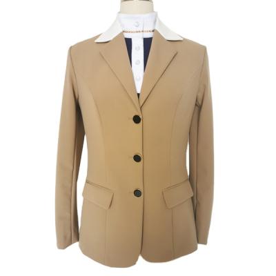 China Equestrian Jumping Apparel Customized Equestrian Jacket Four Way Stretch Woven Fabric Equestrian Jumping Competition for sale