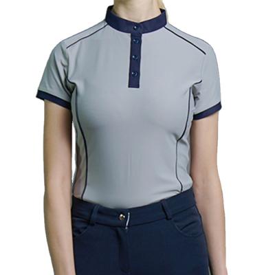 China Moisture Wicking Equestrian Riding Shirt Custom Racing Lightweight Breathable Short Sleeve Logo Factory Directly Custom Made for sale