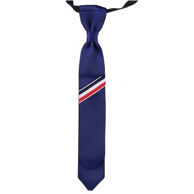 China Polyester Customized Tie Stain Stripe Logo Pattern Factory Directly Ready On Sale And Customized Design Tie for sale