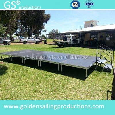 China Outdoor Presentation Indoor Aluminum Portable Stage for sale