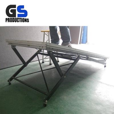 China Durable 4 Legs Adjustable Single Aluminum Platform Event Stage Fit Tent Stage For Sale for sale