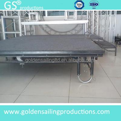 China steel & School Stage Folding Aluminum Hot Selling Portable Stage for sale