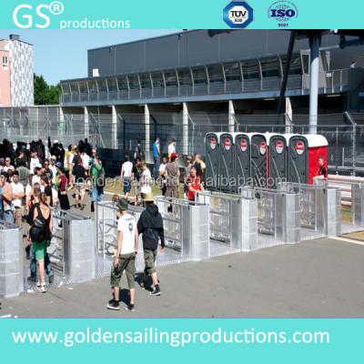 China Traffic Concert Exhibition Trade Show / Fashion Show Crowd Control Aluminum Barricade Gate For Area Entrance for sale