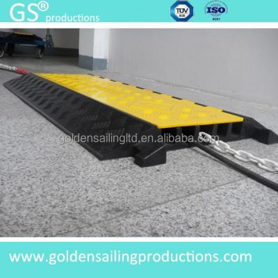 China Cheap event cable cover, PVC rubber cable protection cover, 5 channel cable ramp for sale