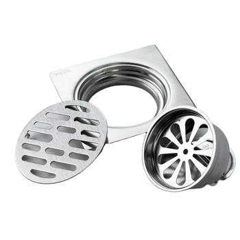 China Modern Factory Stainless Steel Floor Drain Kitchen Bathroom Air Freshener Direct Floor Drain for sale