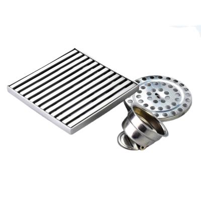 China Modern Stainless Steel Floor Drain Shower Toilet Freshener Durable Square Floor Drain for sale