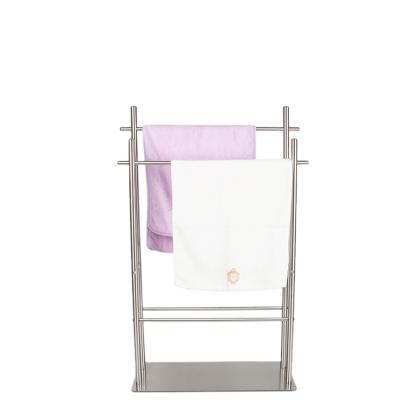 China High Quality BACKREST Stainless Steel Bathroom Free Standing Towel Rack for sale