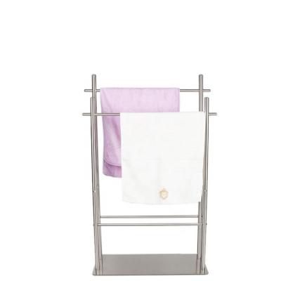 China High Quality Stainless Steel New Design Free Standing Bathroom Towel Rack for sale