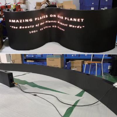 China LPDISPLAY Indoor Flexible Full HD LED Display Screen Flexible P3 Modules Touch Screen for sale