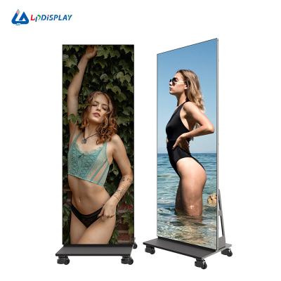 China LPDISPLAY Indoor Poster LED Display Cheap Displays Advertising Boards Digital Sale LED Advertising Poster for sale