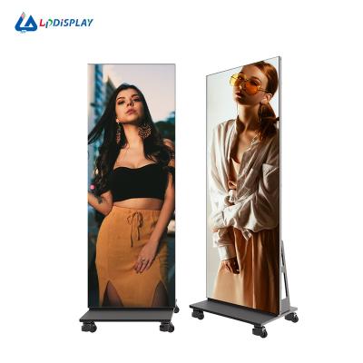 China LPDISPLAY Indoor LED Display Billboard LED Displays Ultra Thin Poster LED Display Store for sale