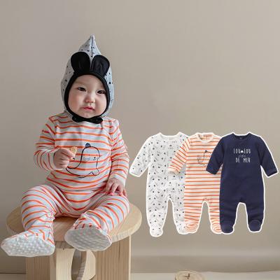 China Fashionable Organic Cotton Baby Jumpsuit Unisex Infant Pajamas And Toddler Clothes for sale