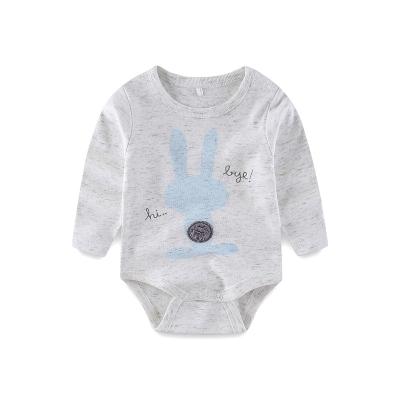 China Fashionable Cotton Baby Summer Romper Organic Cartoon Printed Baby Climbing Clothes for sale