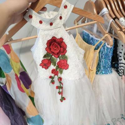 China Chinese Style Girl Party Dresses Factory Wholesale Soft Ruffle Girls Bubble Romper for sale