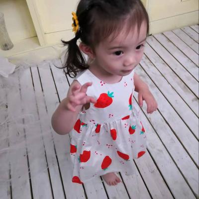 China Sweet summer superdyed ruffle girls bubble skirt factory kids dresses for girls for sale