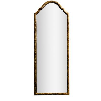 China Decorative Frame Art Hand-striked Wall Hanging Reflect Link Art Hd Retro European And American Living Room Porch Bedroom Mirror for sale