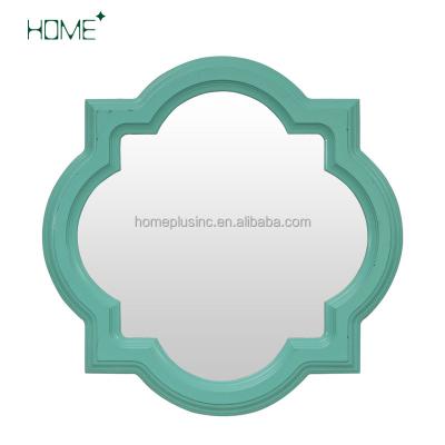 China Modern Quatrefoil Shape Classic Design Home Decorative Wall Mirror for sale