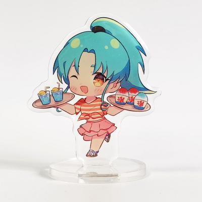 China China Promotional Colorful Custom Printed Acrylic Clear Anime Cartoon Character Standee for sale