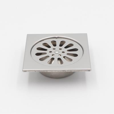 China Tile Inster Stainless Steel Shower 201 Floor Shower Drain Cover Square Tile Insert Floor Drain for sale